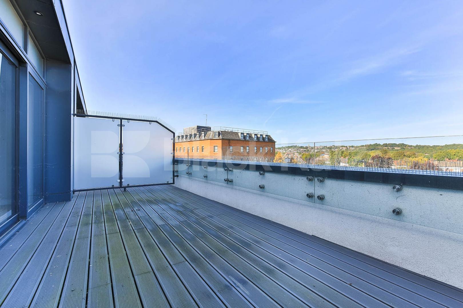 Spacious apartment with a private terrace and views of alexandra Palace  Tottenham Lane, Crouch End 